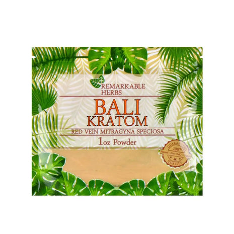Remarkable Herbs Kratom Powder 1oz Bali