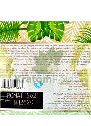 Remarkable Herbs Kratom Powder 1Oz Malaysian