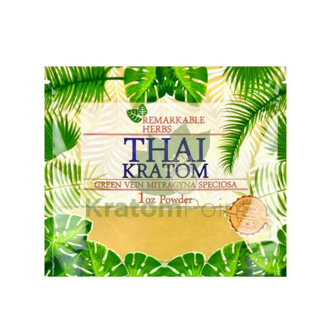 Remarkable Herbs Kratom Powder 1oz Thai