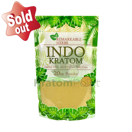 Remarkable Herbs Kratom Powder 20Oz Indo