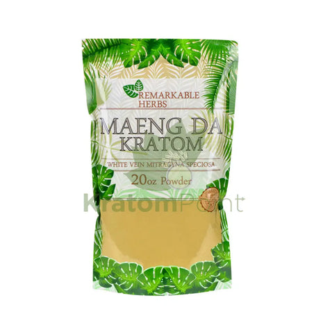Remarkable Herbs Kratom Powder 20Oz White Maeng Da