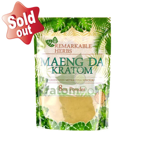 Remarkable Herbs Kratom Green Maeng Da 8oz