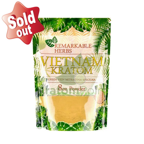 Remarkable Herbs Kratom Powder 8oz Vietnam