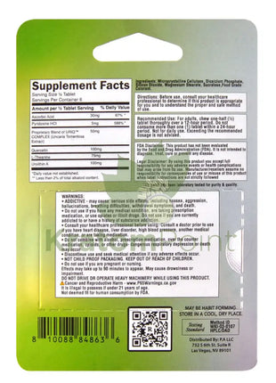Roxy Botanicals 100mg Uriq Complex Green Apple Tablets 3ct Cats claw