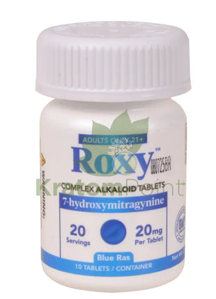 Roxy Complex Alkaloid Blue Ras Tablets 20mg 10 count Hydroxy