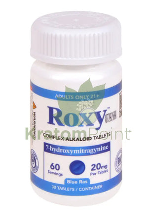 Roxy Complex Alkaloid Blue Ras Tablets 20mg 30 count Hydroxy
