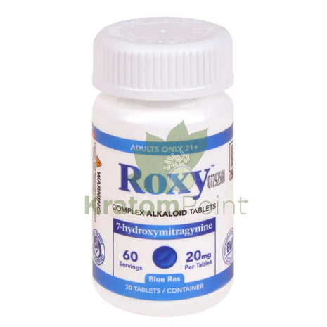 Roxy Complex Alkaloid Blue Ras Tablets 20mg 30 count Hydroxy