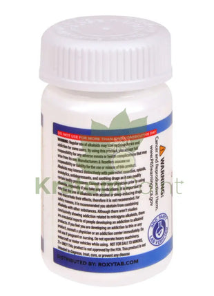 Roxy Complex Alkaloid Blue Ras Tablets 20mg 30 count Hydroxy