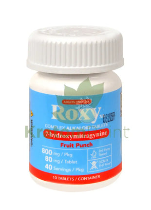 Roxy Complex Alkaloid Fruit Punch Tablets 80mg 10 count Hydroxy