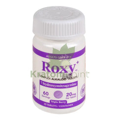 Roxy Complex Alkaloid Triple Berry Tablets 20mg 30 count Hydroxy