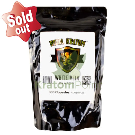 Royal Kratom White Vein Capsules 300Ct