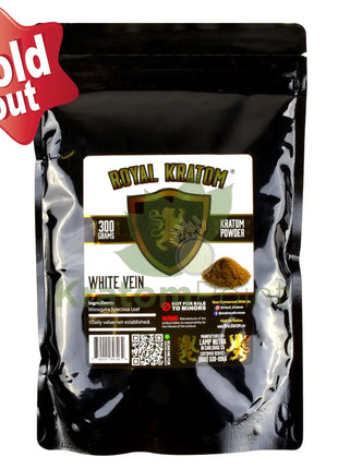 Royal Kratom White Vein Powder 300 Grams