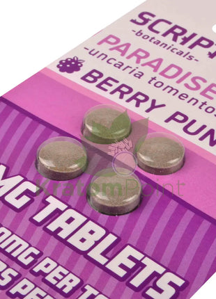 Script Botanicals x Maui Labs Paradise Blend Cats Claw Berry Punch Tablets 4ct - Cats claw