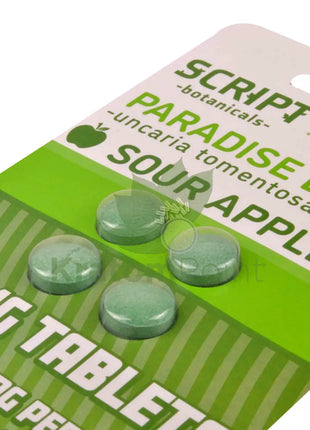 Script Botanicals x Maui Labs Paradise Blend Cats Claw Sour Apple Tablets 4ct - Cats claw