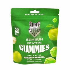 Sembuh Kratom Gummies Green Apple (Green Maeng Da) Ultra Relief 20 count