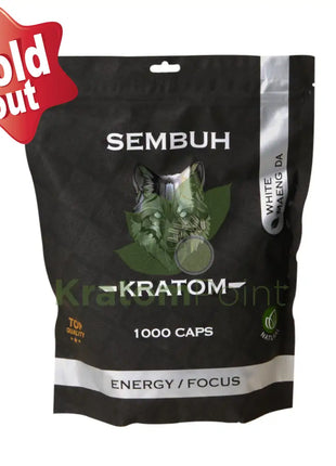 Sembuh White Maeng Da Kratom Capsules 1000 Count