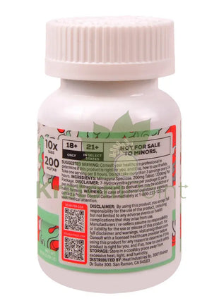Straight Heat Baja Blast Kratom Extract 200mg Tablets 10ct