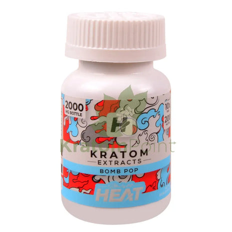 Straight Heat Bomb Pop Kratom Extract 200mg Tablets 10ct