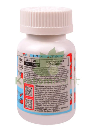 Straight Heat Bomb Pop Kratom Extract 200mg Tablets 10ct