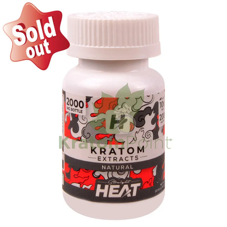 Straight Heat Natural Kratom Extract 200mg Tablets 10ct