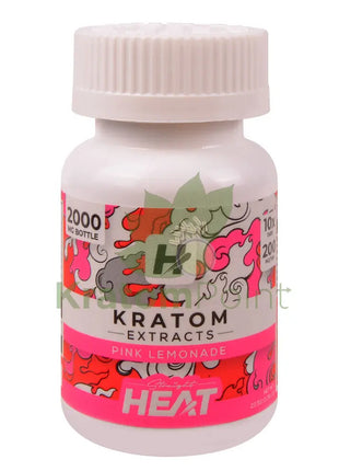Straight Heat Pink Lemonade Kratom Extract 200mg Tablets 10ct