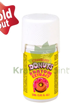 Strawberry Donuts Kratom Extract 30Ml Shot Vitamins & Supplements