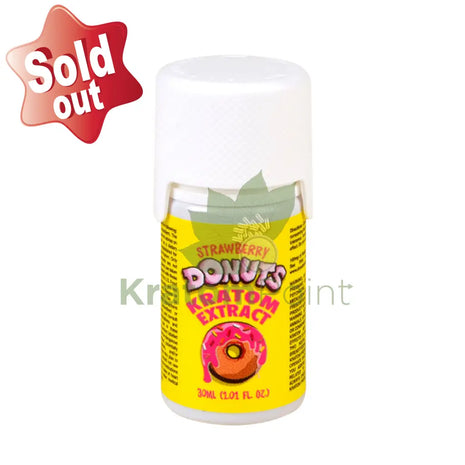 Strawberry Donuts Kratom Extract 30Ml Shot Vitamins & Supplements