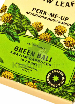 Super Speciosa Green Bali Kratom Capsules 1 Pack Of 10 Capsules
