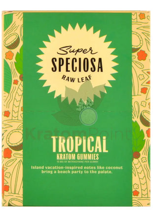 Super Speciosa Tropical Kratom Gummies 4 Count