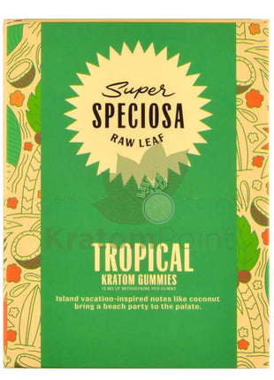 Super Speciosa Tropical Kratom Gummies 4 Count
