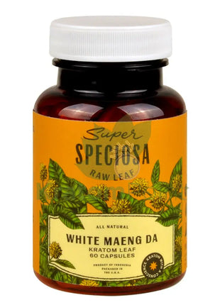 Super Speciosa White Maeng Da Kratom Capsules 60 Count