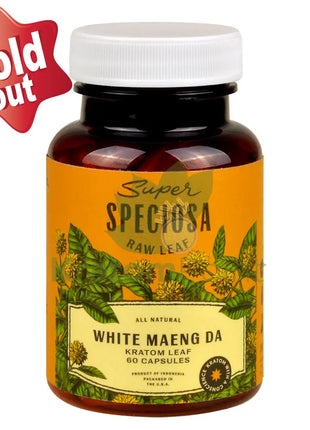 Super Speciosa White Maeng Da Kratom Capsules 60 Count