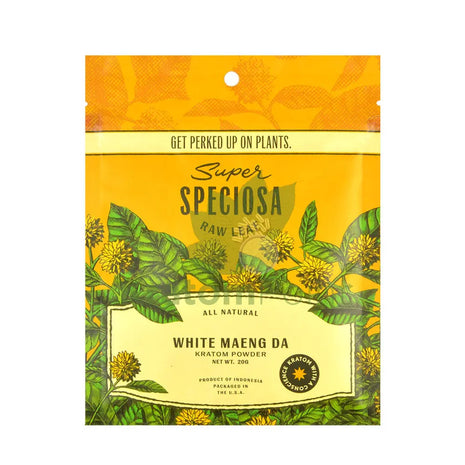 Super Speciosa White Maeng Da Raw Leaf Kratom Powder 20g