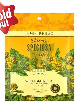 Super Speciosa White Maeng Da Raw Leaf Kratom Powder 20g