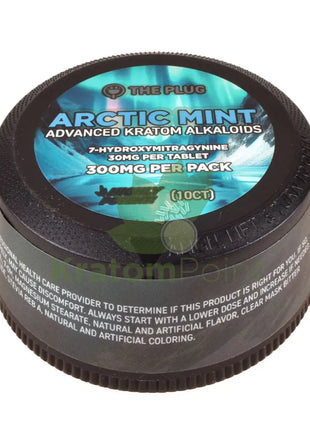 The Plug Arctic Mint 7-Hydroxymitragynine 30mg tablets 10 count Hydroxy