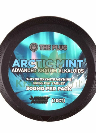 The Plug Arctic Mint 7-Hydroxymitragynine 30mg tablets 10 count Hydroxy