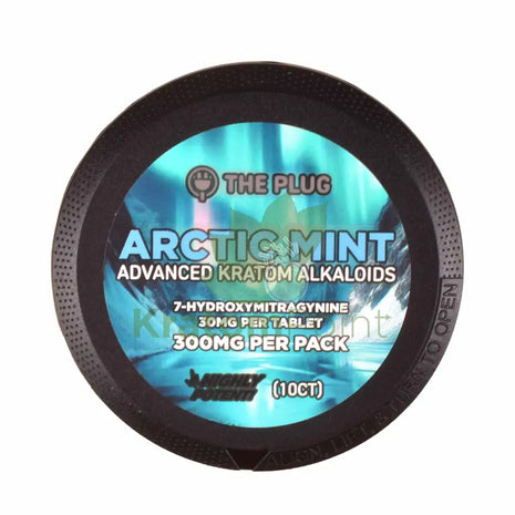The Plug Arctic Mint 7-Hydroxymitragynine 30mg tablets 10 count Hydroxy