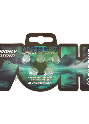 The Plug Arctic Mint 7-Hydroxymitragynine 50mg tablets 5 count Hydroxy