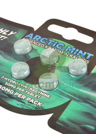 The Plug Arctic Mint 7 Hydroxymitragynine 50mg tablets 5 count Hydroxy