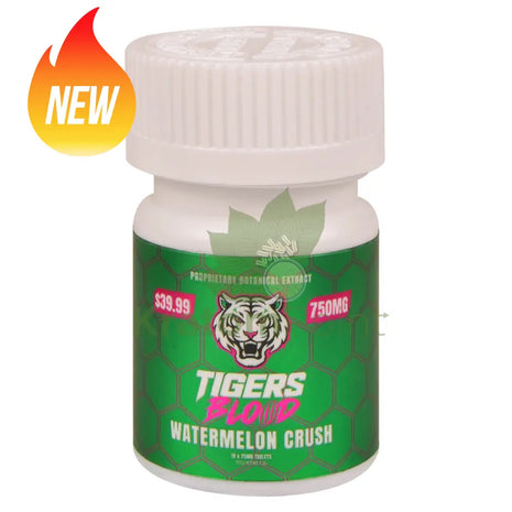 Tigers Blood Cats Claw Watermelon Crush 75mg Botanical Extract Tablets 10ct - Cats claw