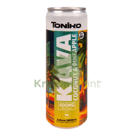 Toniko Coconut & Pineapple Kava 400mg Drink 12oz Kava