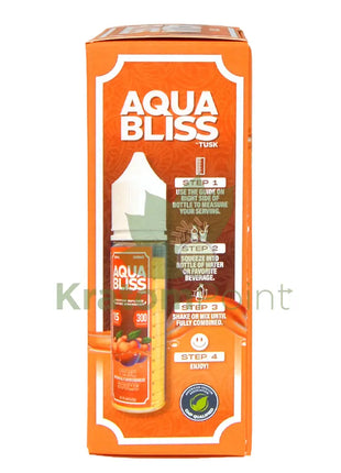 Tusk Aqua Bliss Peach Kratom Infused Water Enhancer 300mg