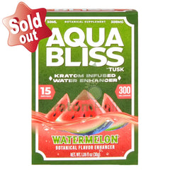 Tusk Aqua Bliss Watermelon Kratom Infused Water Enhancer 300mg