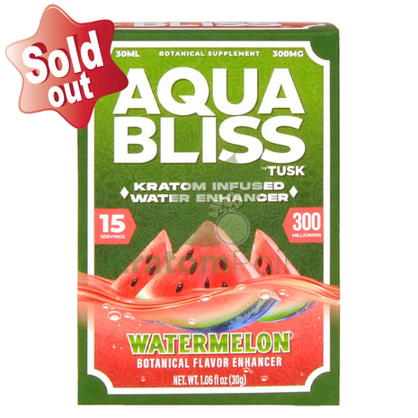 Tusk Aqua Bliss Watermelon Kratom Infused Water Enhancer 300mg