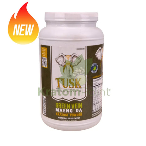 Tusk Kratom 1kg Powder Green Maeng Da