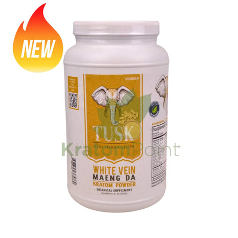 Tusk Kratom 1kg Powder White Maeng Da
