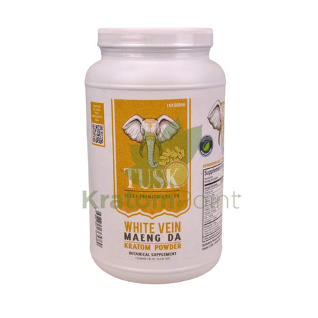Tusk Kratom 1kg Powder White Maeng Da