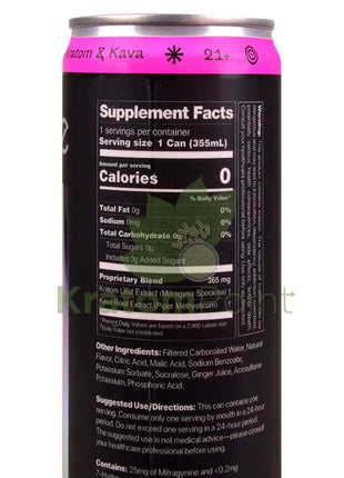 Uchie Guava Sparkling Kratom Kava Seltzer 12fl oz - Kava & Kratom