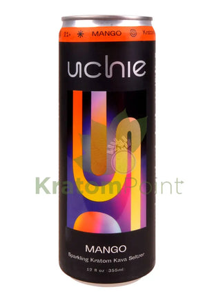 Uchie Mango Sparkling Kratom Kava Seltzer 12fl oz - Kava & Kratom
