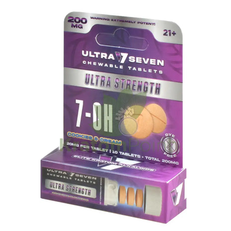 Ultra Seven 7 OH Cookies & Cream Chewable Tablets 200mg 10 count Hydroxy